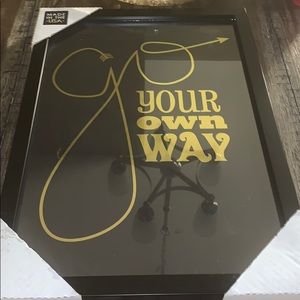 Brand New Black and Gold Wall art